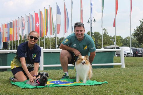 Participação do Brasil na Abertura do European Open Agility 2018