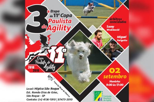 3ª Etapa – XI Copa Paulista de Agility – 02/09/2018