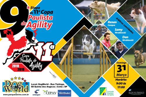 9ª Etapa – XI Copa Paulista de Agility – 31/03/2019