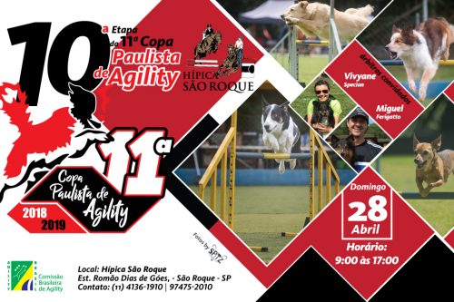 10ª Etapa – XI Copa Paulista de Agility – 28/04/2019