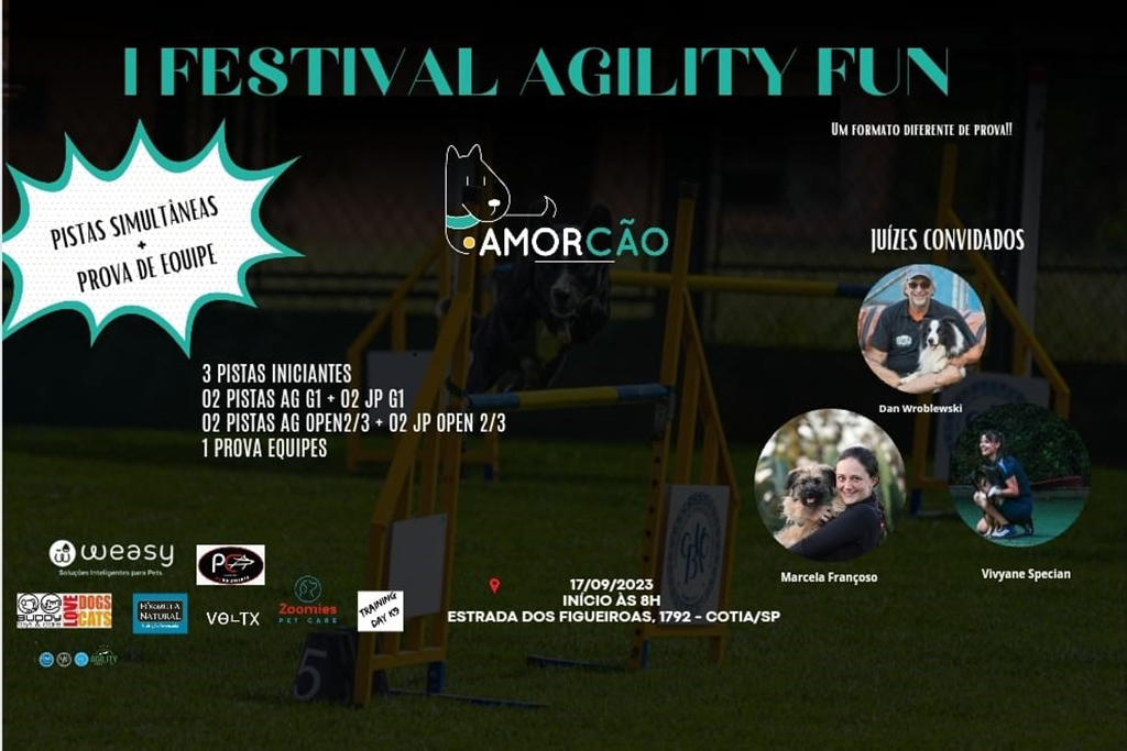 I Festival Agility Open Amorcão – 17/09/2023