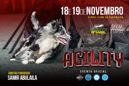 5ª  e 6ª Etapas – VIII Campeonato Paraibano de Agility – 8 e 19/11/2023