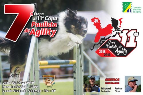 7ª Etapa – XI Copa Paulista de Agility – 03/02/2019