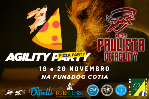 4Fun Open Pizza Party e 10ª Etapa – XIII Copa Paulista de Agility – 19 e 20/11/2022