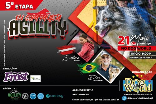 5ª Etapa – XIV Copa Paulista de Agility – 21/05/2023
