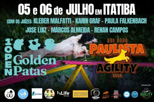 1º Open Golden Patas e 6ª Etapa XVI Campeonato Paulista de Agility