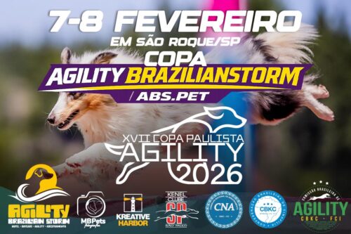 4ª Copa Agility Brazilianstorm – 3ª Etapa e 2ª Etapa XVII Copa Paulista de Agility