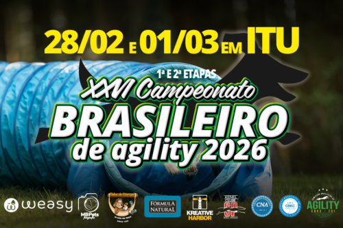 XXVI Campeonato Brasileiro de Agility – 1ª e 2ª Etapas