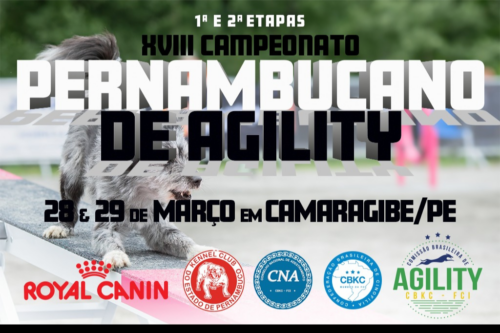 1ª e 2ª Etapas XVIII Campeonato Pernambucano de Agility