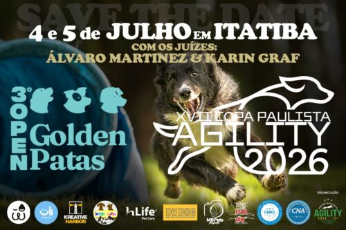 3º Open Golden Patas e 6ª Etapa XVII Campeonato Paulista de Agility