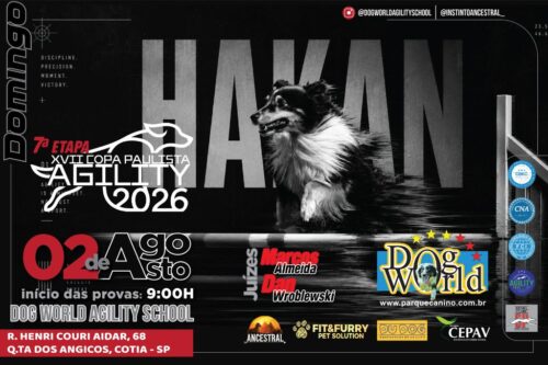 7ª Etapa da XVII Copa Paulista de Agility & 2ª Etapa Copa Instinto Ancestral de Agility 2026